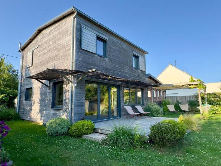 Maison de vacances pour 3 personnes, avec vue et jardin