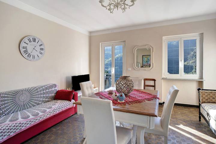 Ferienwohnung für 4 Personen, mit Garten und Balkon, mit Haustier