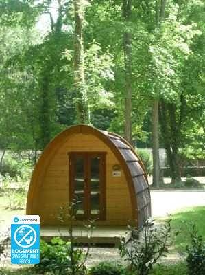 Cabane en bois pour 2 personnes, avec sauna dans l' Aube