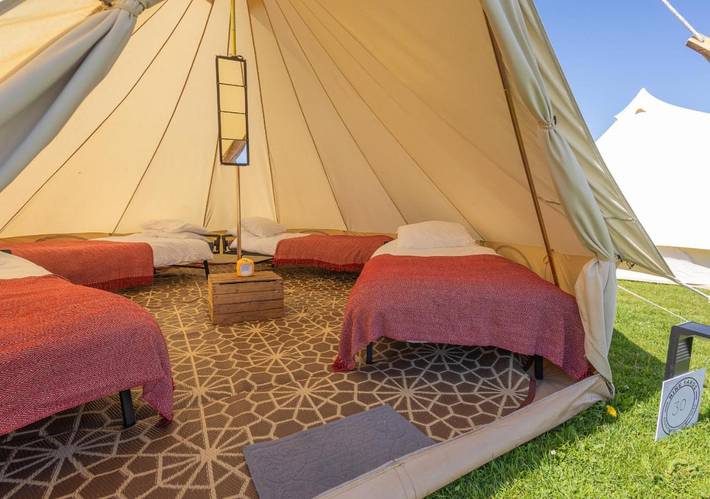 Glamping for 4 people, with View in Isle of Man