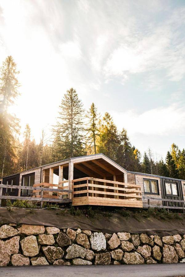 Camping für 4 Personen, mit Terrasse und Garten sowie Sauna und Ausblick im Trentino - 2
