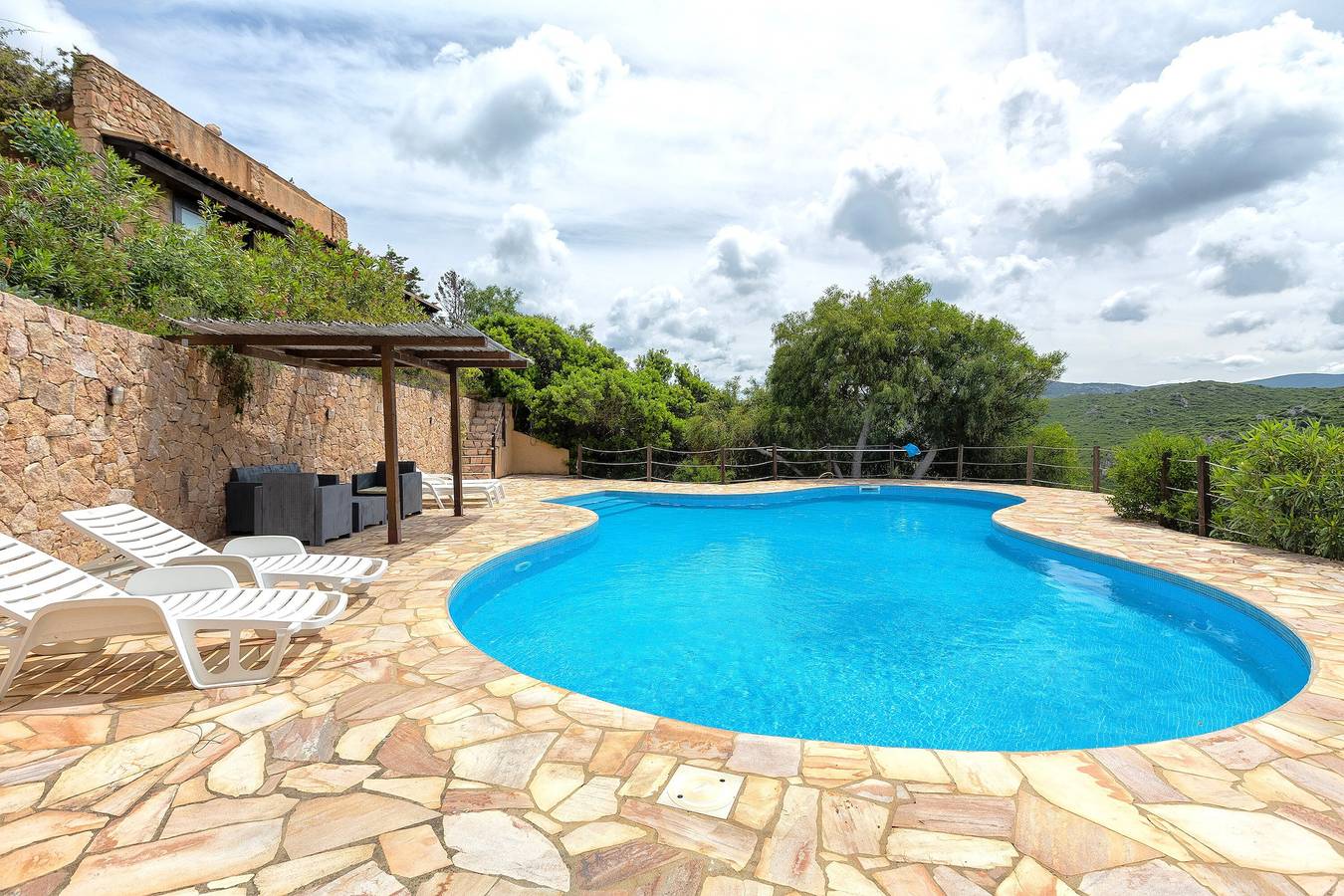 Villa „Querida“ mit Meerblick, privatem Pool und privater Terrasse in Costa Paradiso, Trinità d'Agultu e Vignola