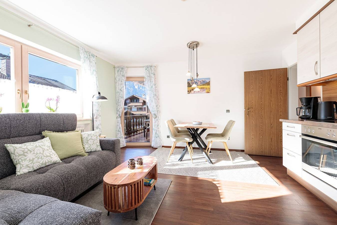 Ganze Wohnung, Urlaub in Ihrer Ferienwohnung "Zwoade Hoamad" in Farchant, Bayerische Alpen