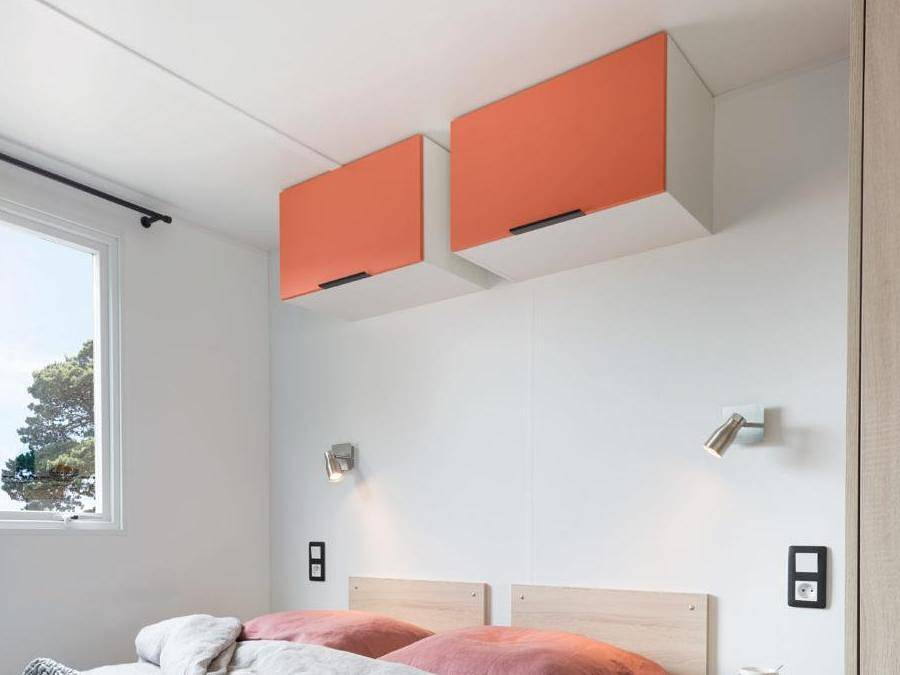 Camping Les Bruyères Carnac - Mobilhome 8 personas - Confort 34-3 - max 6 adultos - Tv, 3 habitaciones (cama 160*200), aproximadamente 34m², 2 aseos in Plouharnel, Côte des Mégalithes