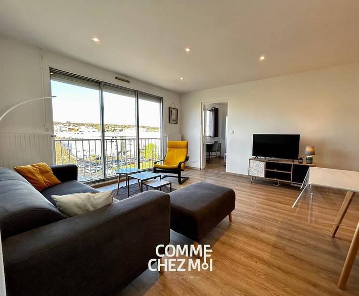 Appartement de vacances pour 8 personnes, avec balcon et vue, animaux acceptés