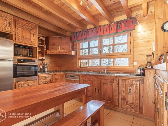Chalet pour 14 personnes, avec balcon dans Valfréjus - 3