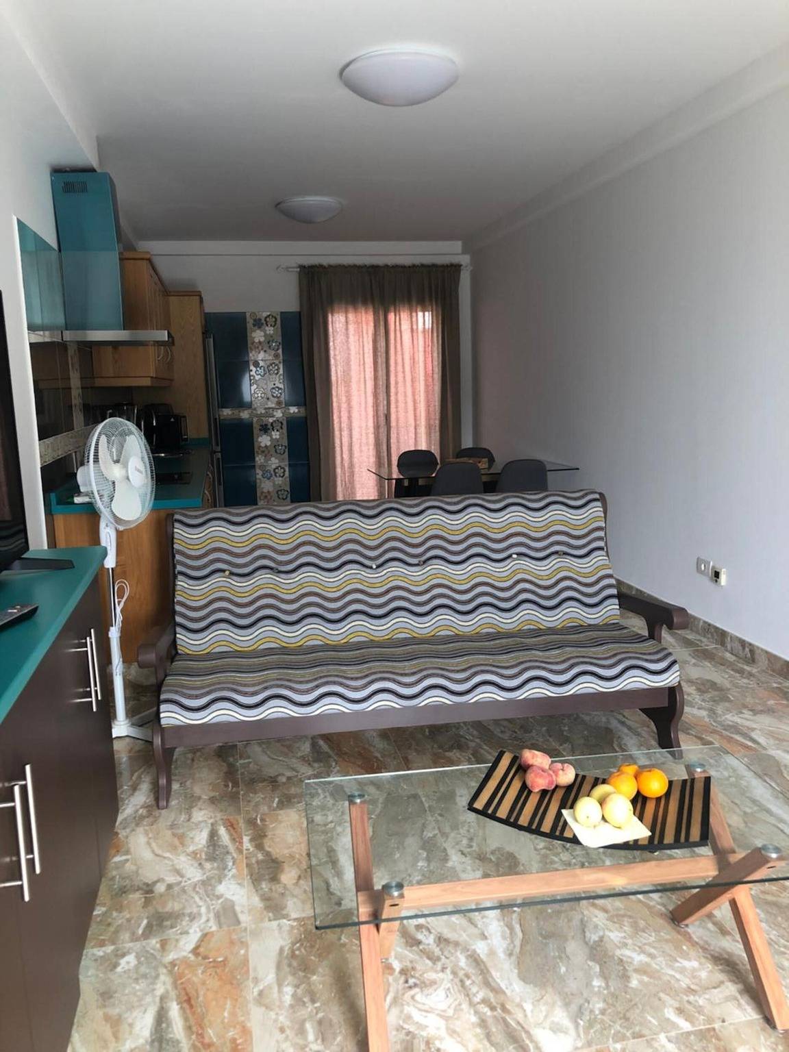 Apartamento entero, Apartamento 'Luján 2 B Entre Campo y Ciudad' con vistas al mar y balcón in San Juan de Puntallana, La Palma Norte