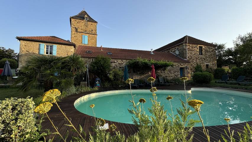 Gîte pour 6 personnes, avec piscine, animaux acceptés