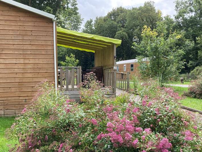 Camping le Lac O fées - Mobilheim 4 personen - Morgane Ana Cassandre Mobilheim Confort 31m² - 2 Zimmer auf Parzelle >100m2 in Priziac, Pontivy und Umgebung