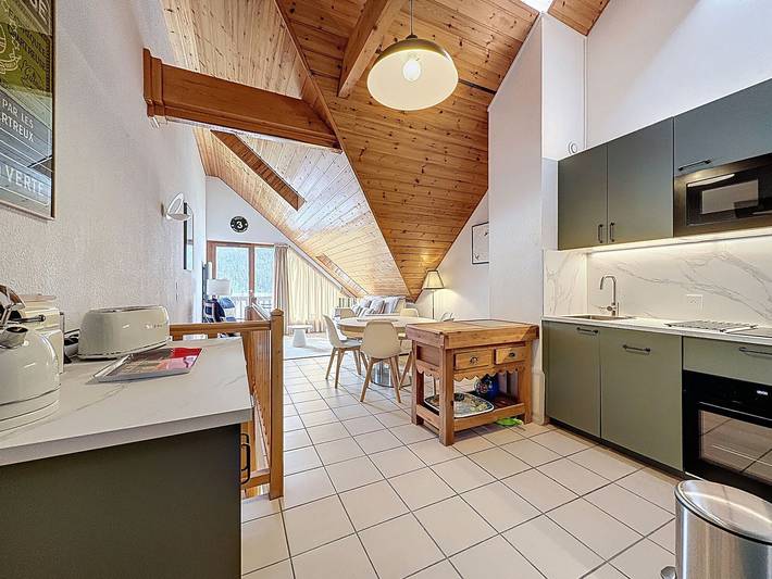 Gîte pour 5 personnes, avec balcon dans Office De Tourisme De Serre Chevalier - Bureau Du Monetier Les Bains - 2
