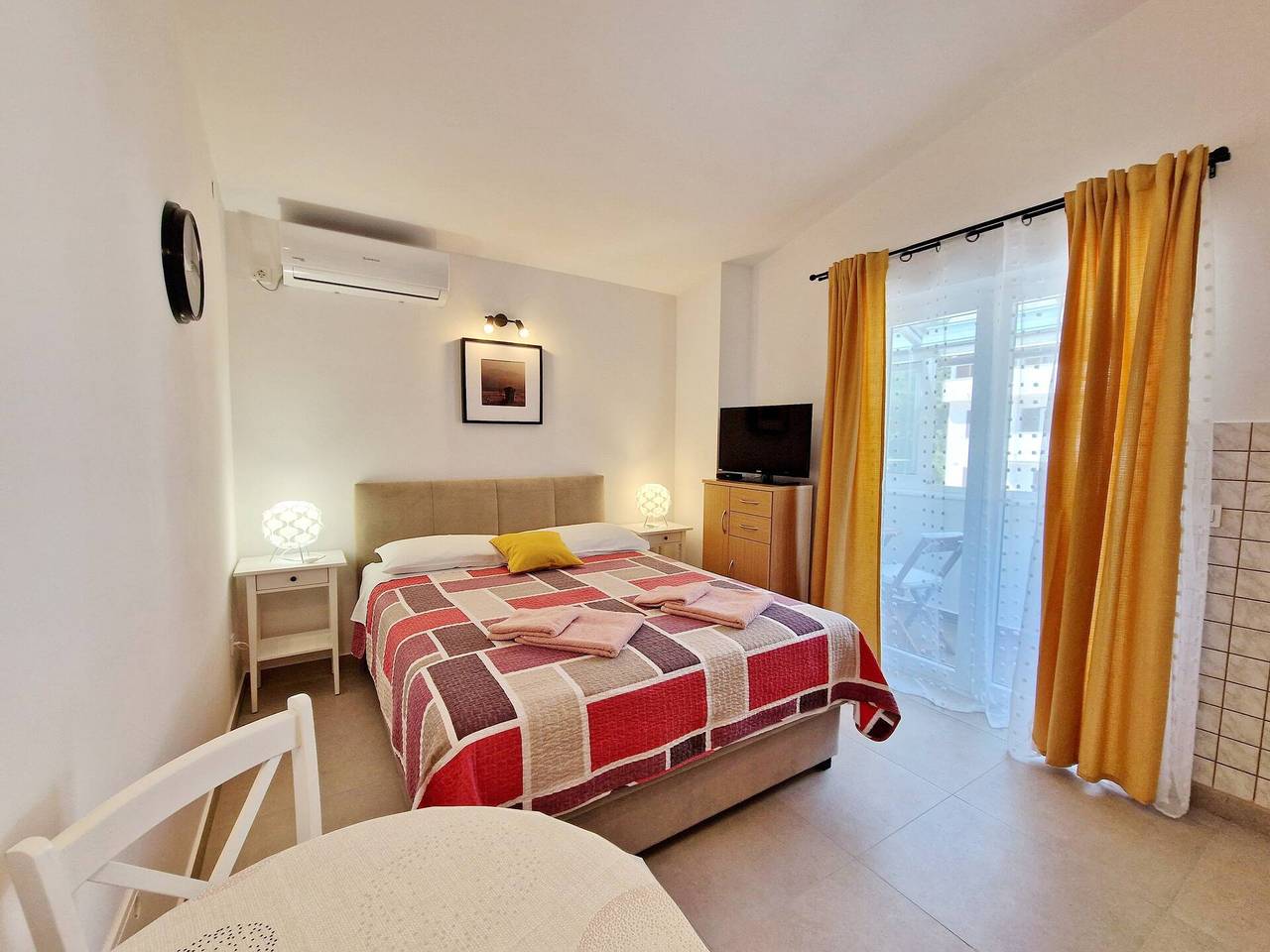 Appartement entier, Appartement de vacances pour 2 personnes avec balcon/terrasse in Baška, Krk