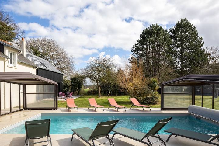 Maison de vacances pour 8 personnes, avec Terrasse ainsi que Jardin et Piscine à Saint-Alban