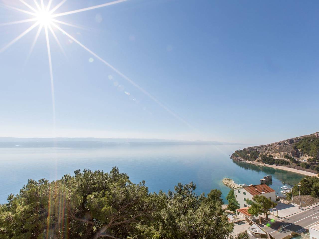 Steinhaus Sole - mit herrlichem Ausblick in Mimice, Żupania splicko-dalmatyńska