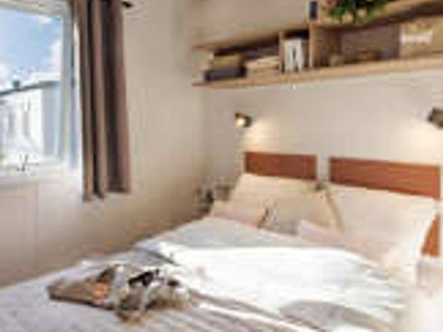 Camping Lou Rouchetou - Mobilhome 4 personnes - Confort plus climatisation 26m² Tv 2 Ch in Les Vans, Parc national des Cévennes