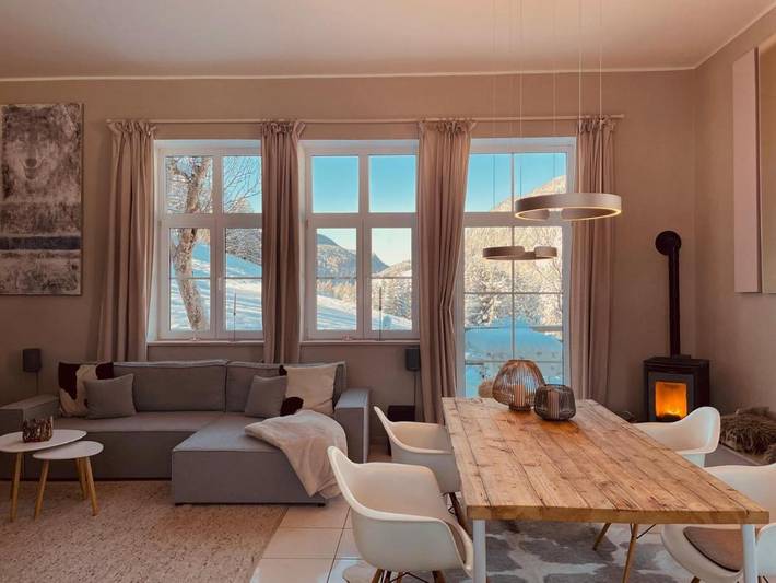 Chalet für 4 Personen, mit Terrasse und Ausblick, mit Haustier in Oberstdorf