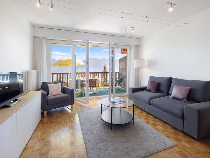 Gîte pour 4 personnes, avec balcon à Crans-Montana - 2