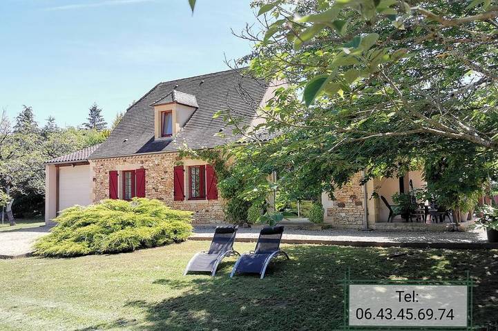 Maison de vacances pour 6 personnes, avec Terrasse et Jardin