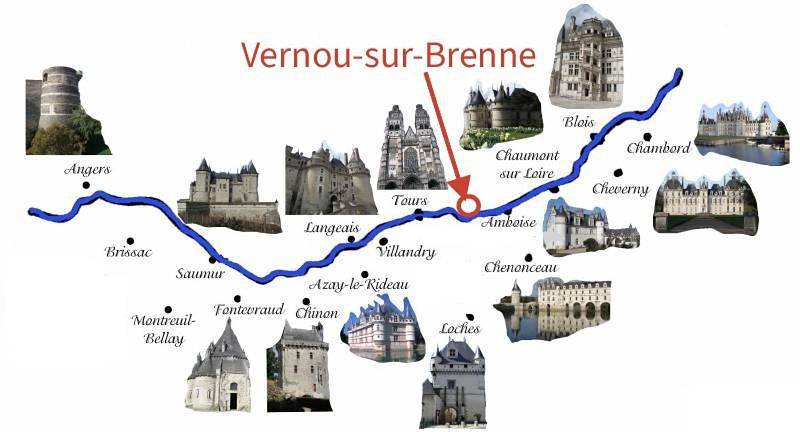 Palais Pépinlebref Chateaux de la Loire Tours - 3 étoiles in Vernou-sur-Brenne, Région de Tours
