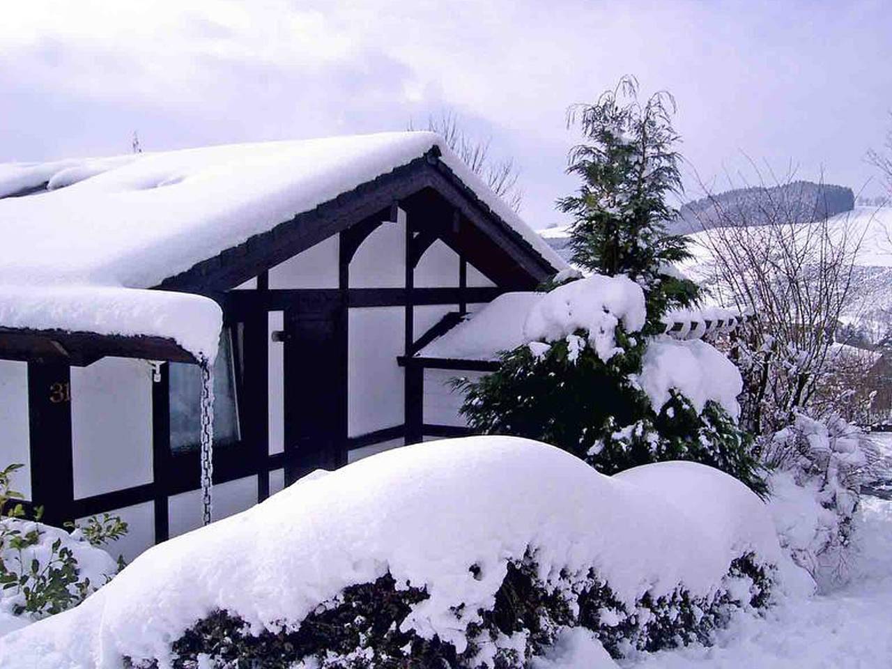 Ferienhaus Hennesee mit Bergblick, privater Terrasse und Wlan in Meschede, Hochsauerlandkreis