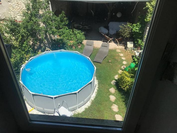 Maison de vacances pour 10 personnes, avec piscine ainsi que vue et jardin, animaux acceptés