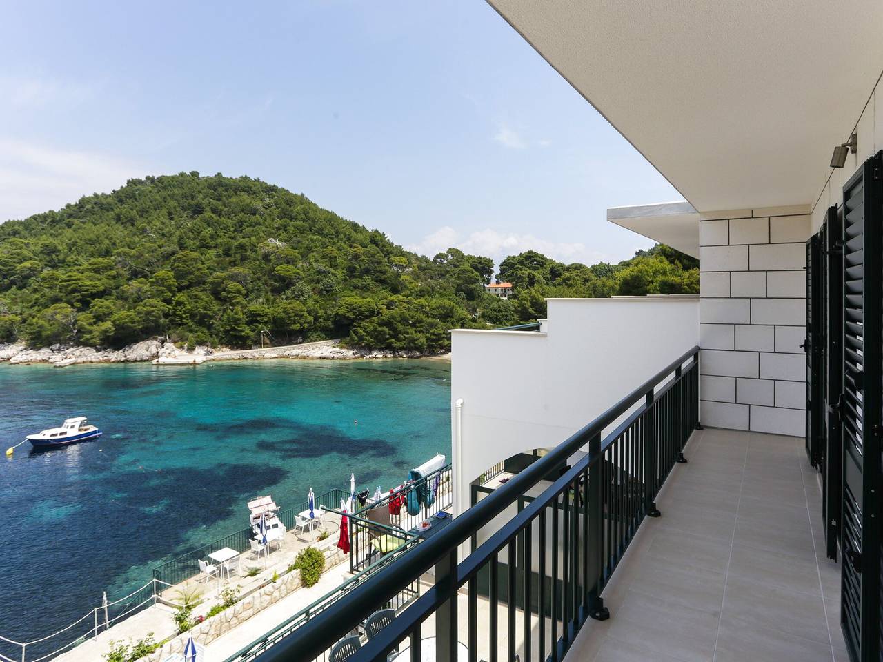 Ganze Wohnung, Apartments Posta - Deluxe One-Bedroom Apartment with Balcony and Sea View - Apartman 8 in Saplunara, Mljet