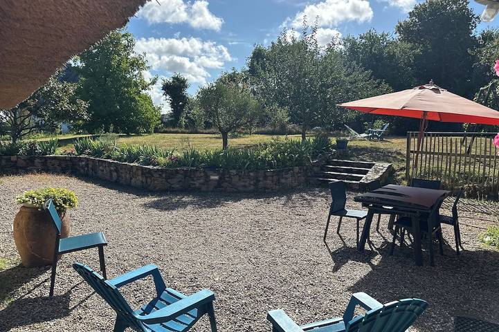 Maison de vacances pour 6 personnes, avec terrasse et jardin, animaux acceptés à Saint-Molf