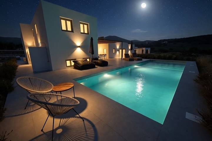 Villa für 8 Personen, mit Garten in Aliki