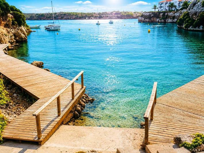 Finca für 4 Personen, mit Balkon und Terrasse sowie Garten in Es Castell