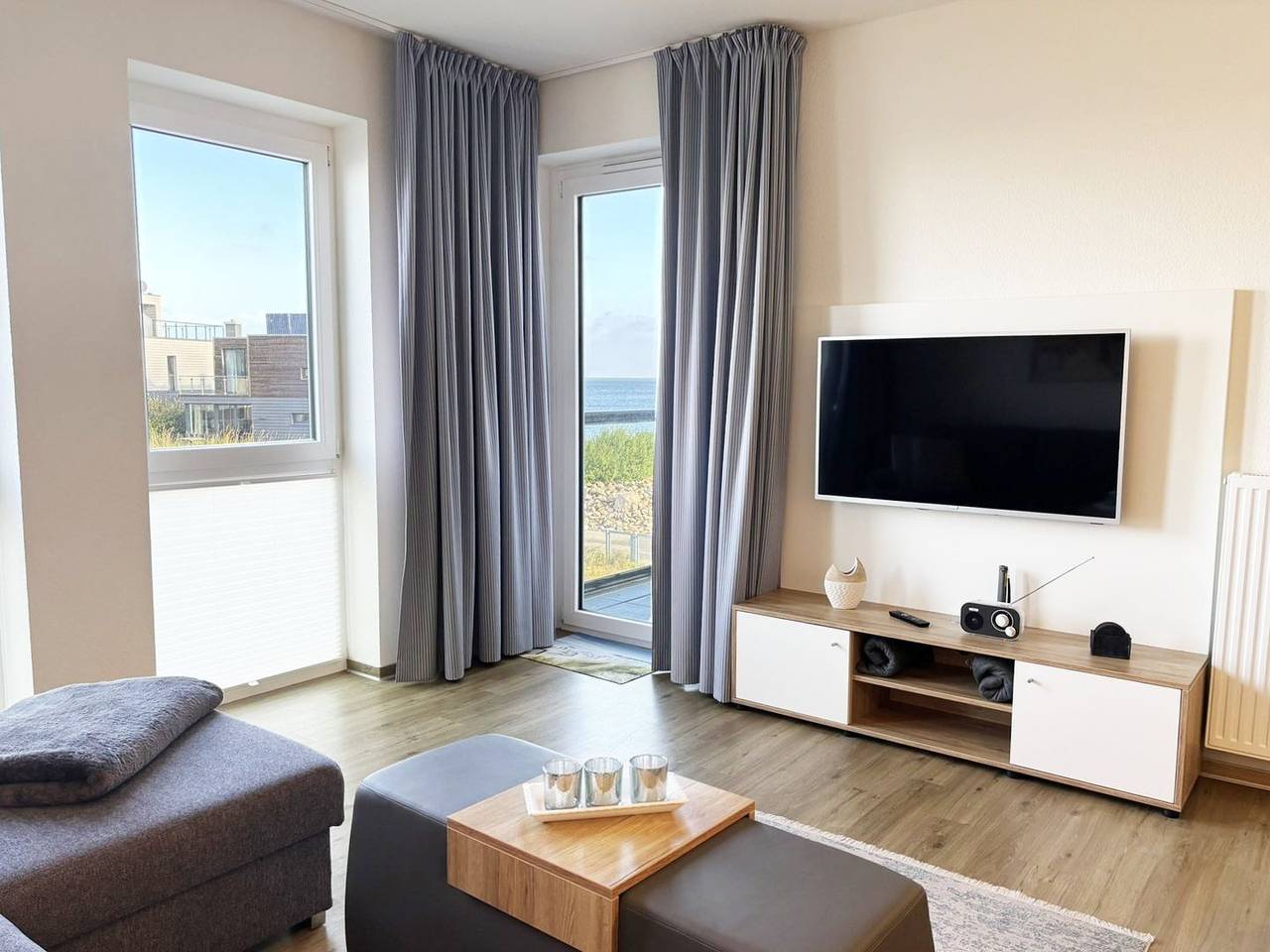 Ganze Wohnung, Ferienwohnung "Ostseeblick-Bollwark Whg. 9" direkt an der Ostsee in Olpenitz, Kappeln