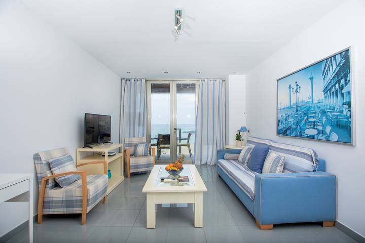 Great balcony over blue sea in Las Palmas de Gran Canaria Centre, Las Palmas de Gran Canaria