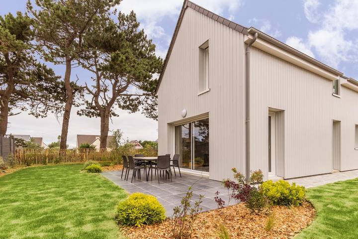 Maison de vacances pour 4 personnes, avec jardin et terrasse, animaux acceptés à Portbail