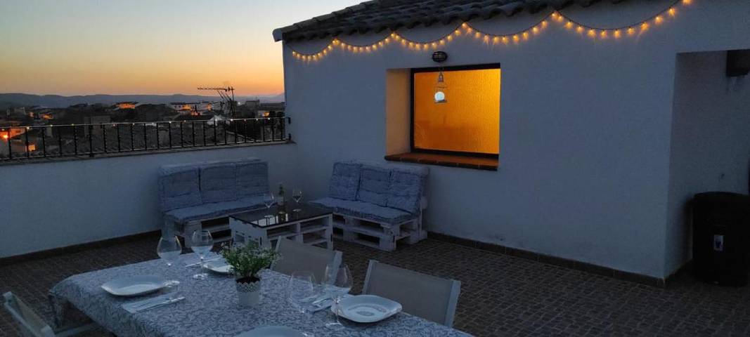 Casa rural para 12 personas, con vistas y terraza, Se admiten mascotas en Pozo Alcón - 4