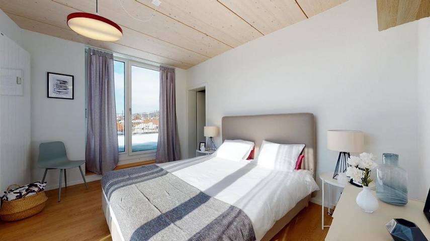 Gîte pour 2 personnes, avec Terrasse et Vue à La Chaux-de-Fonds - 4