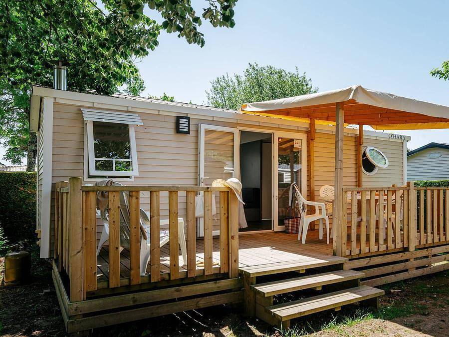 Camping Sole di Sari - Bungalow 6 persone - Casa mobile | Comfort | 2 Camere da letto | 4/6 Pers. | Terrazza rialzata | Aria condizionata. in Sari-Solenzara, Sartène e dintorni