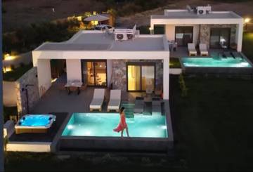 Ferienhaus für 3 Personen, mit Whirlpool und Pool sowie Garten auf Kos