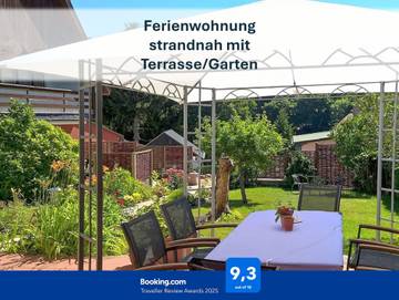 Ferienwohnung für 2 Personen, mit Garten und Terrasse, mit Haustier in Drei Kaiserbäder