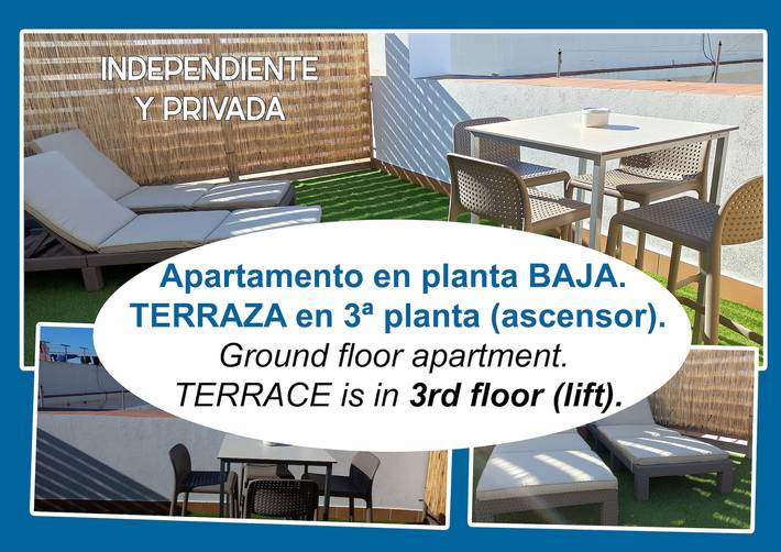 Ferienwohnung für 4 Personen, mit Terrasse, mit Haustier in Cádiz - 2