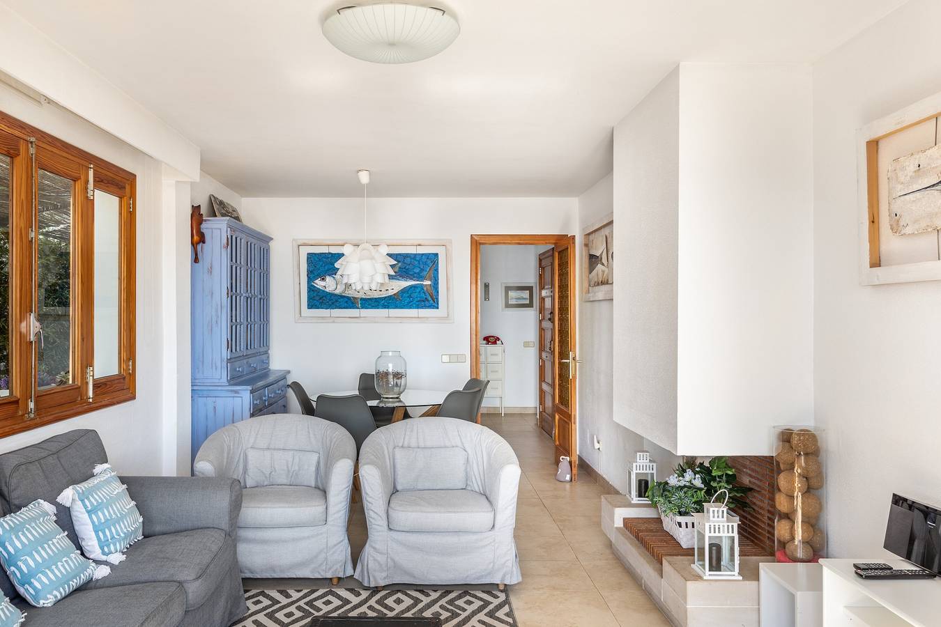 Ganze Wohnung, Ferienwohnung 'Londres 30' mit Meerblick, Wi-Fi und Klimaanlage in Port de Pollença, Pollença