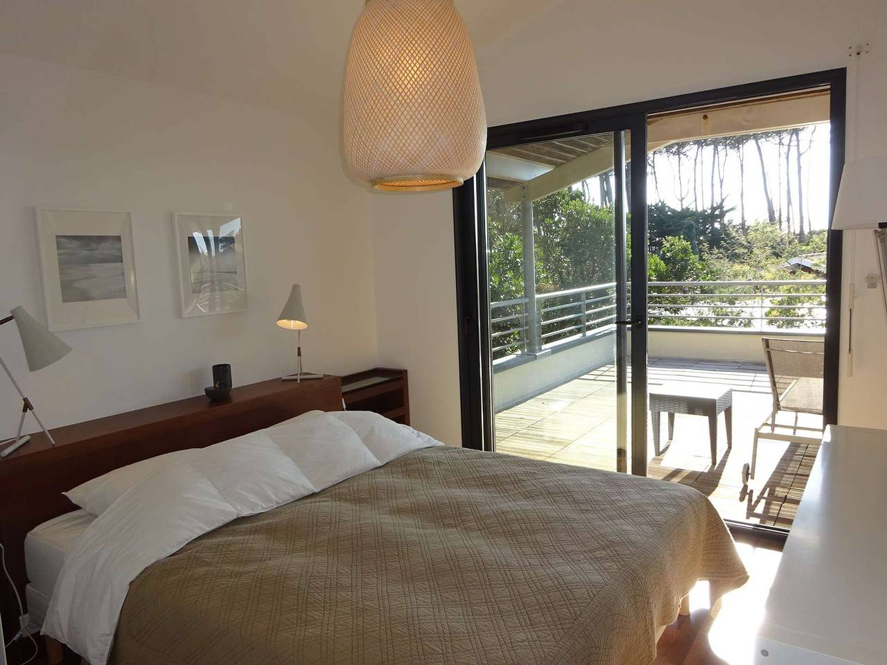 Charmante villa moderne, 6 pers, proche plage et commerces, environnement calme, jardin et terrasse in Biscarrosse Plage, Biscarrosse