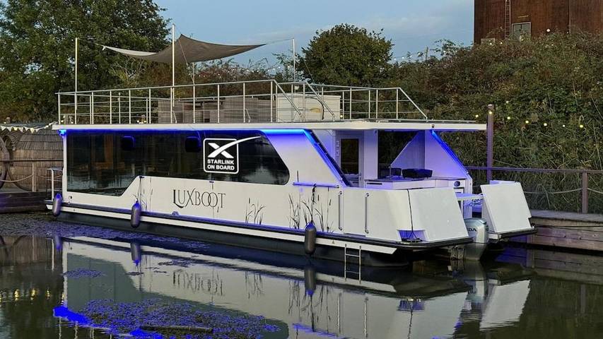 Boot für 6 Personen, mit Terrasse und Ausblick