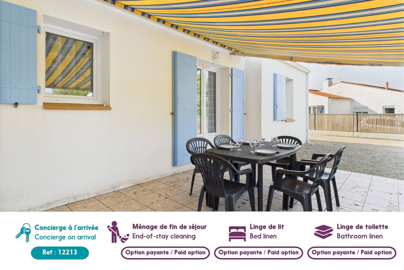Maison de vacances pour 6 à St-Hilaire-de-Riez in Saint-Hilaire-de-Riez, Vallée de la Loire