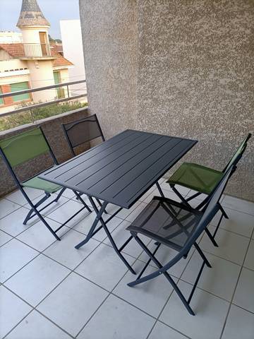 Gîte pour 4 personnes, avec balcon dans Canet-Plage