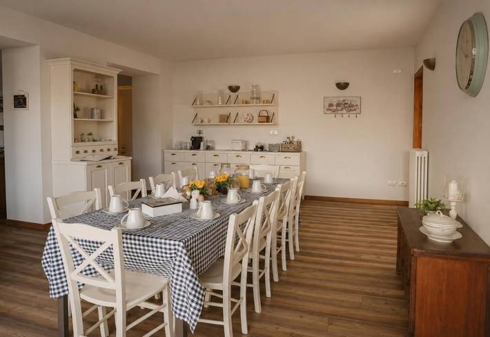 Chambre d’hôte pour 12 personnes, avec Balcon ainsi que Terrasse et Vue
