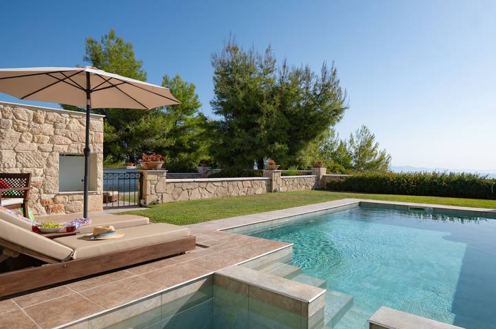 Villa für 4 Personen, mit Garten und Ausblick in Chalkidiki - 3