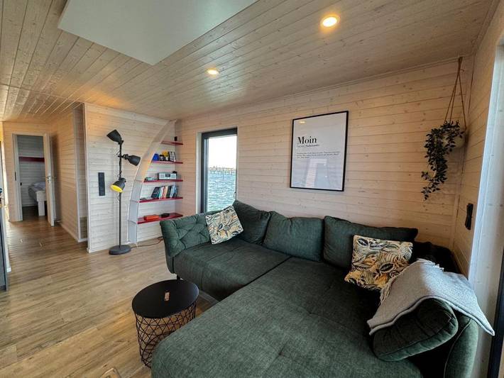 Hausboot für 4 Personen, mit Meerblick und Terrasse in Burg auf Fehmarn und Umgebung