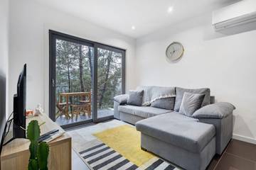 Berghütte für 4 Personen, mit Balkon und Garten sowie Seeblick in Portugal