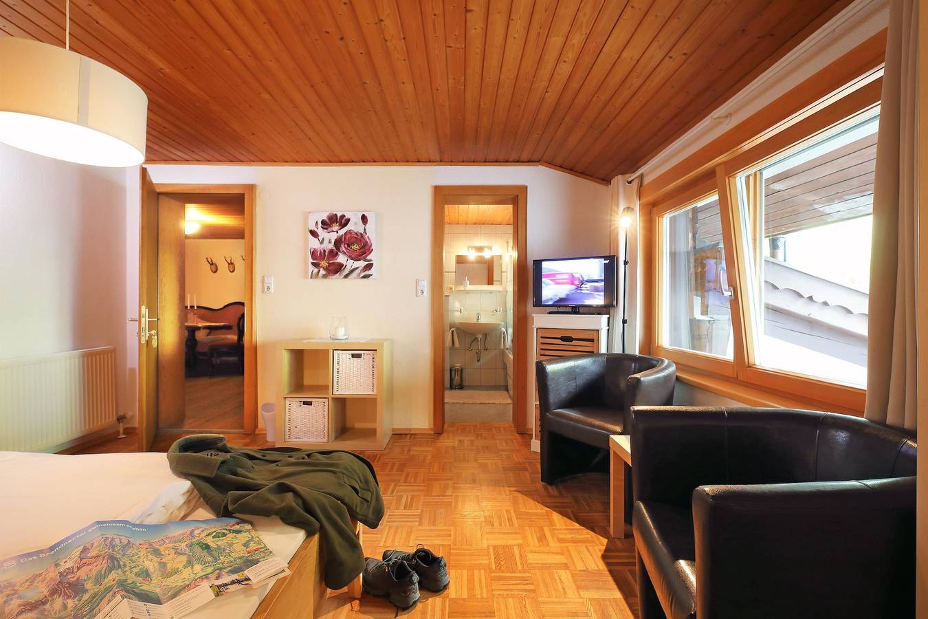 Hel ferielejlighed, Zimmer 6 - Doppelzimmer bergseitig in Rätikon mountain range, Brand