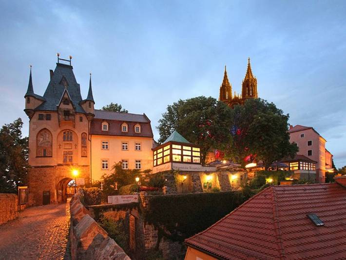 Zimmer für 2 Personen, mit Terrasse und Whirlpool sowie Sauna in Meißen und Umgebung