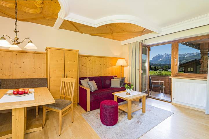 Ferienwohnung für 4 Personen, mit Pool und Ausblick sowie Garten und Sauna in Kössen - 4