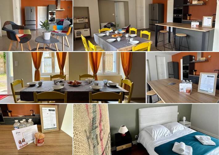 Location de vacances pour 10 personnes, avec jardin, animaux acceptés à Airvault - 2